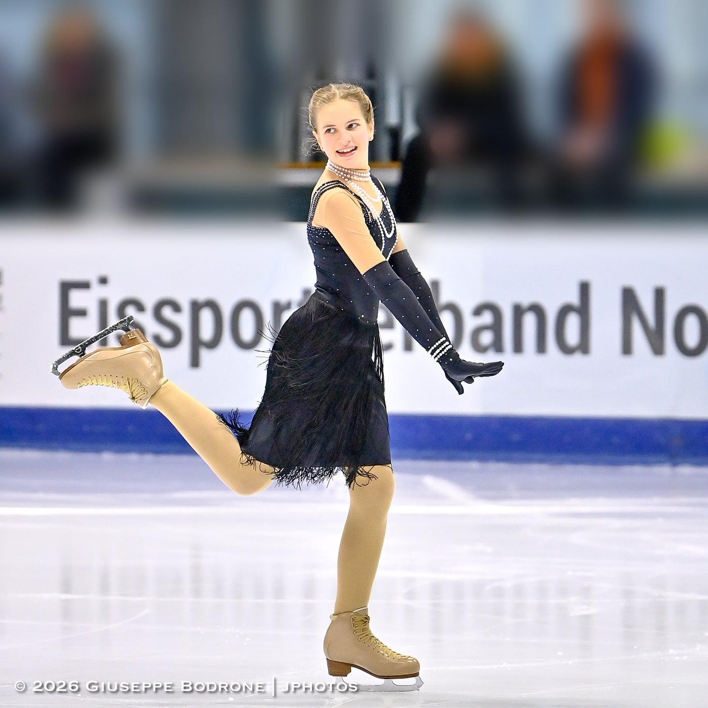 Solo-Eistanz bei der NRW Trophy